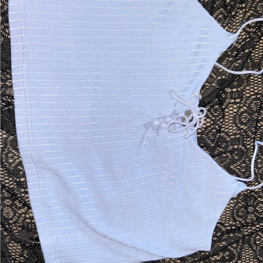 Rue21 Light Blue Ribbed Top